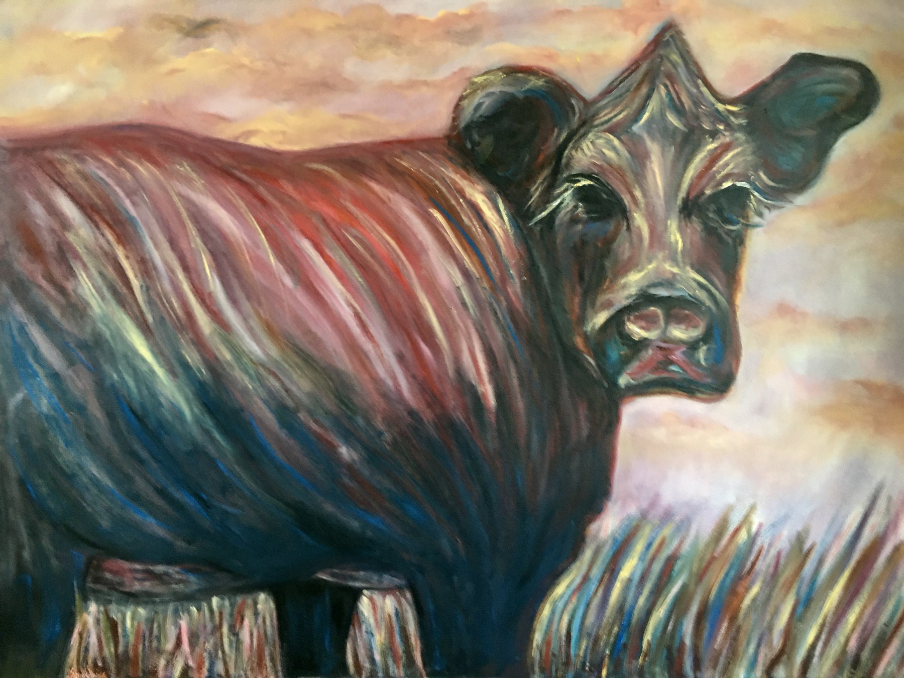 Painting: Betsy the cow