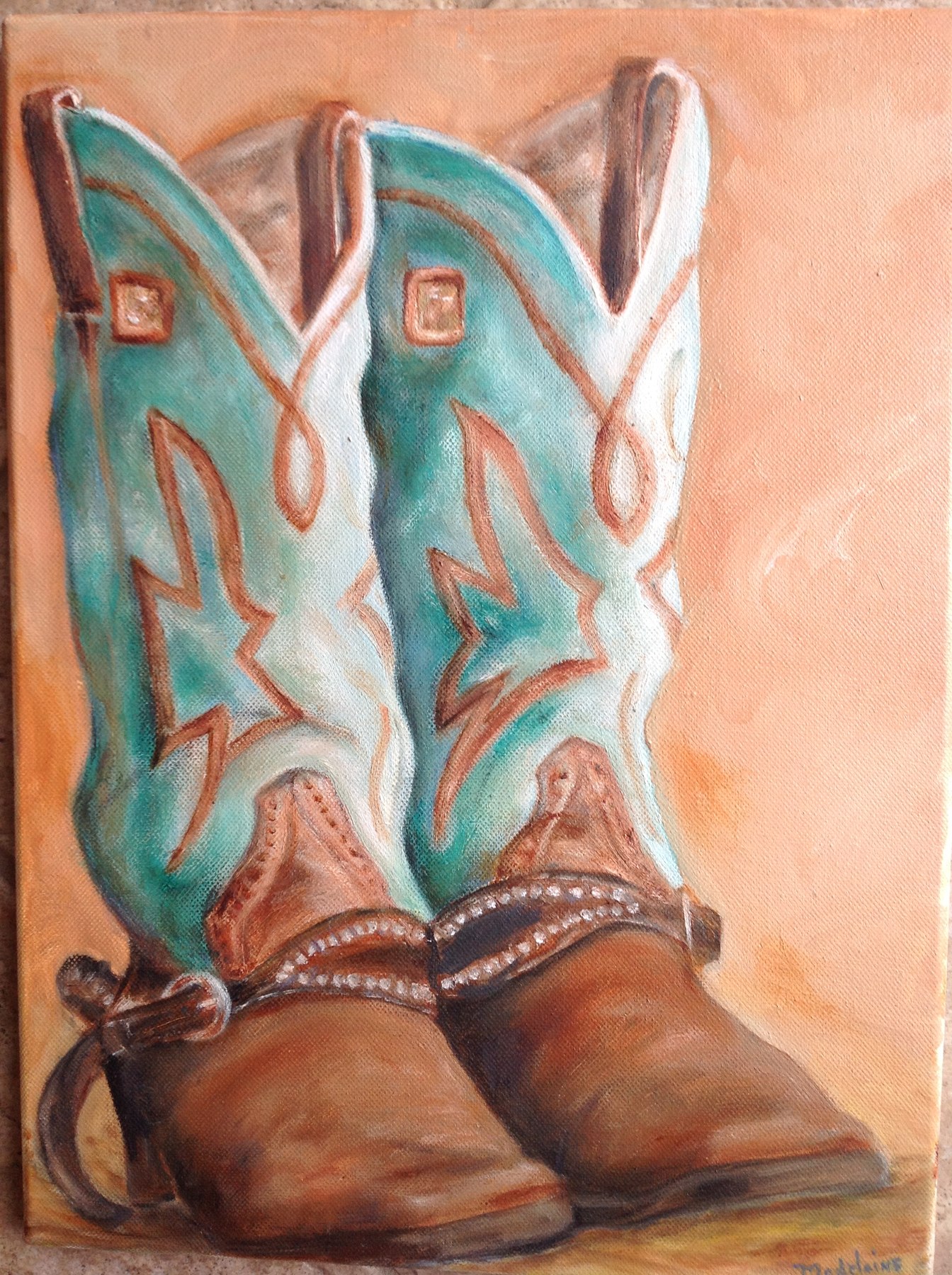 Painting: Boots for Walking