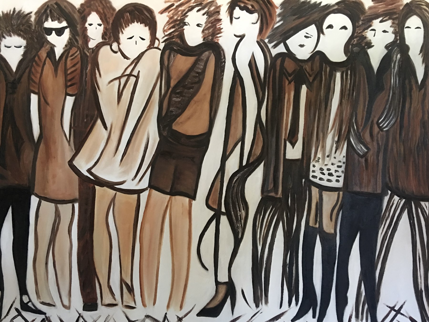 Painting: The Girls