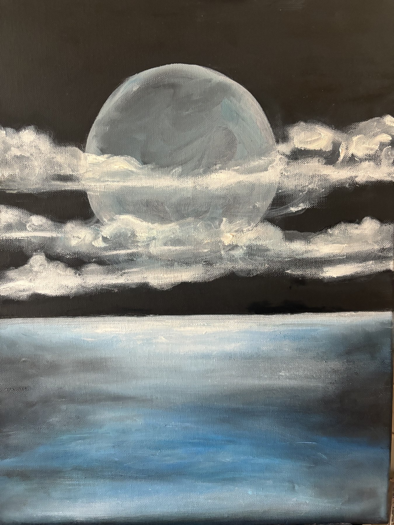 Painting: the Moon
