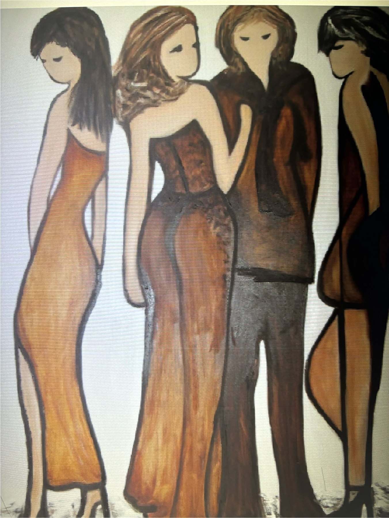 Painting: Four Daughters