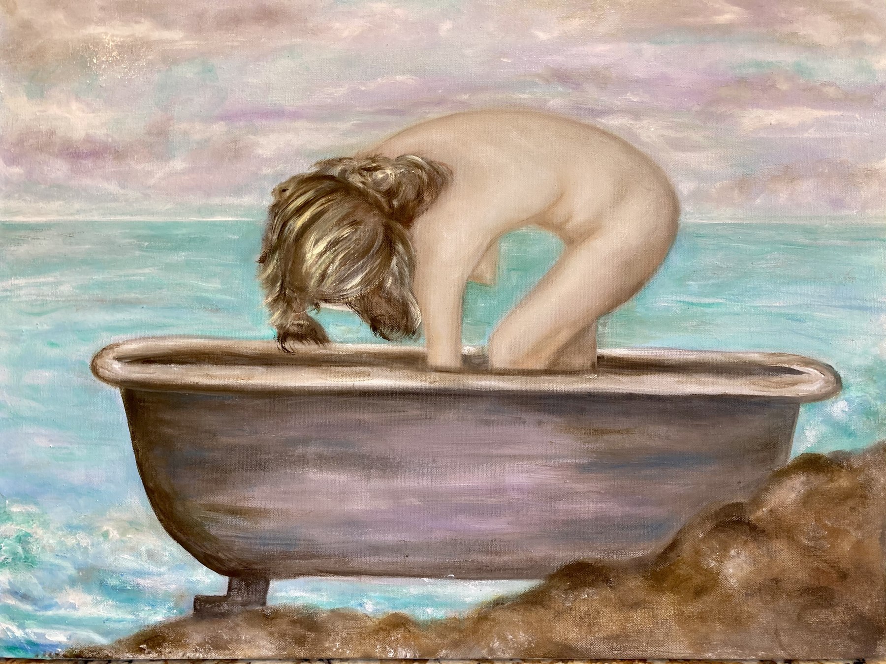 Painting: Bathing